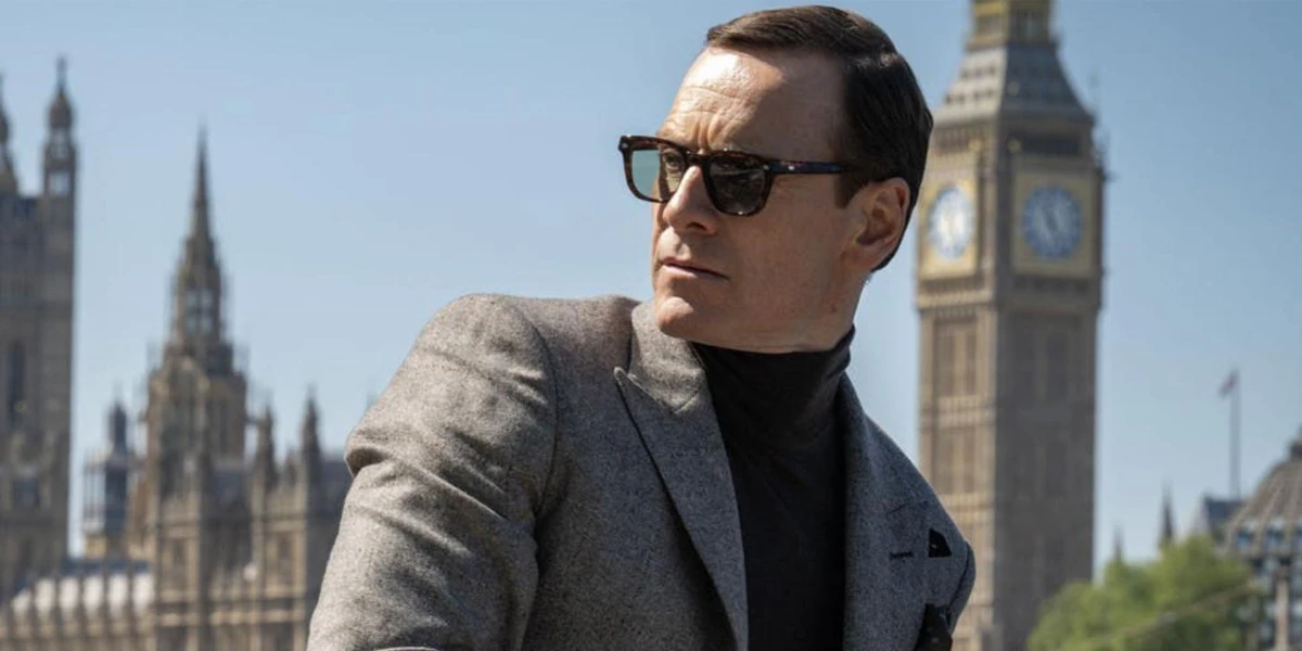 George Woodhouse (Michael Fassbender) in Black Bag Movie