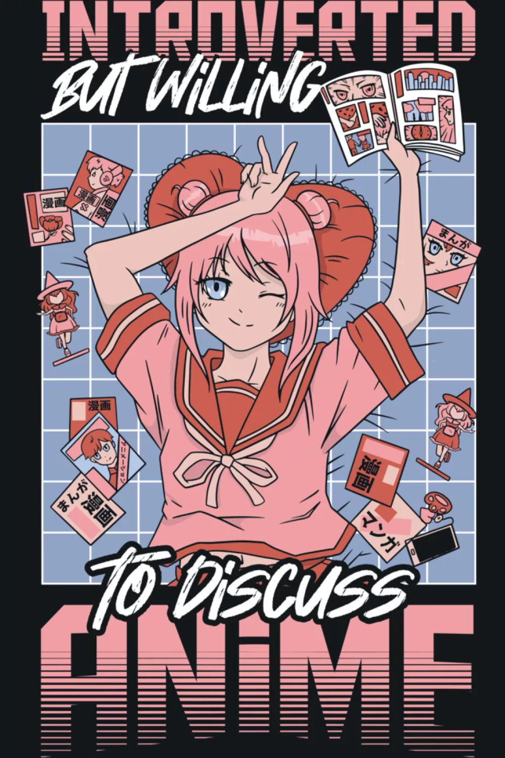 illustrated scene with a bold headline and a playful fan energy