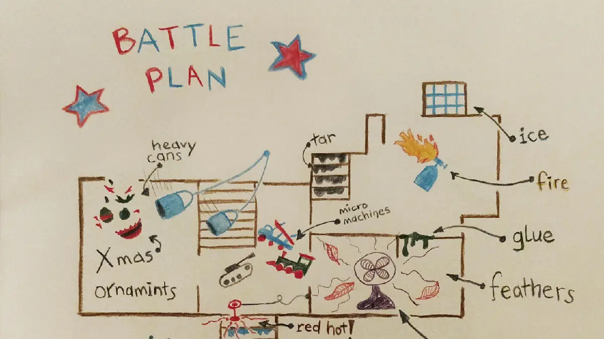 Kevin's battle plan in Home Alone movie
