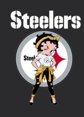 Pittsburgh Steelers Betty Boop Light Skin NFL Shirt