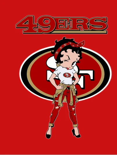 San Francisco 49ers Betty Boop Shirt