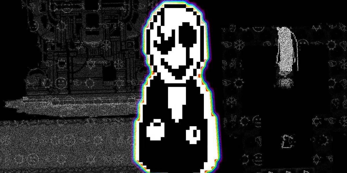 Secret Characters in Indie Games - W D Gaster in Undertale