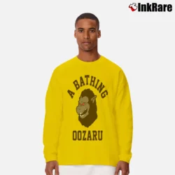 Men’s A Bathing Oozaru Classic Dragon Ball Long-Sleeve Shirt in yellow | Sleek, Lightweight, Year-Round Wear