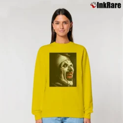 Women’s A Is For Art The Clown Relaxed Sweatshirt in yellow | Soft, Laid-Back Vibe
