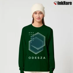 Women’s A Moment Apart Odesza Album Tour Long-Sleeve Top in forest green | Sleek, Versatile, All-Season