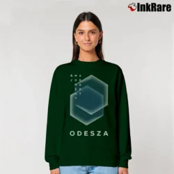Women’s A Moment Apart Odesza Album Tour Relaxed Sweatshirt in forest green | Soft, Laid-Back Vibe