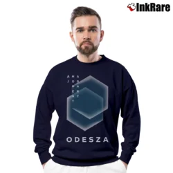 Men’s A Moment Apart Odesza Album Tour Crewneck Sweatshirt in navy | Cozy Fabric, Clean Style