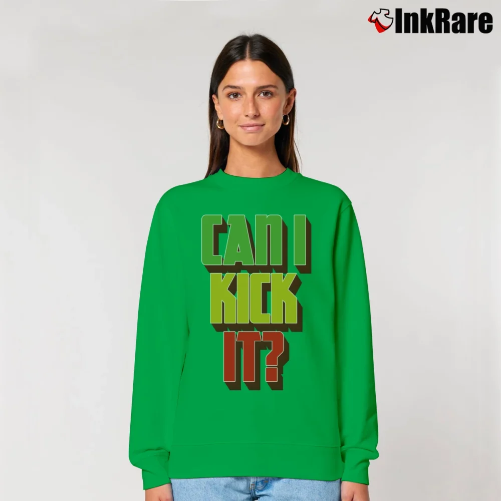Women’s A Tribe Called Quest Can I Kick It Relaxed Sweatshirt in irish green | Soft, Laid-Back Vibe