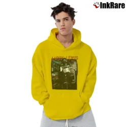 Men’s Aaron Lewis Flag Photo Pullover Hoodie in yellow | Cozy, Durable, Modern Fit