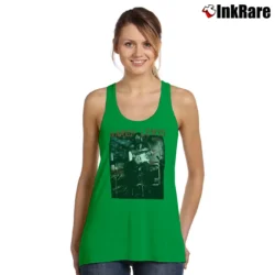 Women’s Aaron Lewis Flag Photo Tank Top in irish green | Lightweight, Movement-Friendly