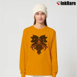 Women’s Aaron Lycan Zip Red Long-Sleeve Top in orange | Sleek, Versatile, All-Season