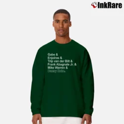 Men’s Aaron Tveit Broadway Fan Graphic Long-Sleeve Shirt in forest green | Sleek, Lightweight, Year-Round Wear