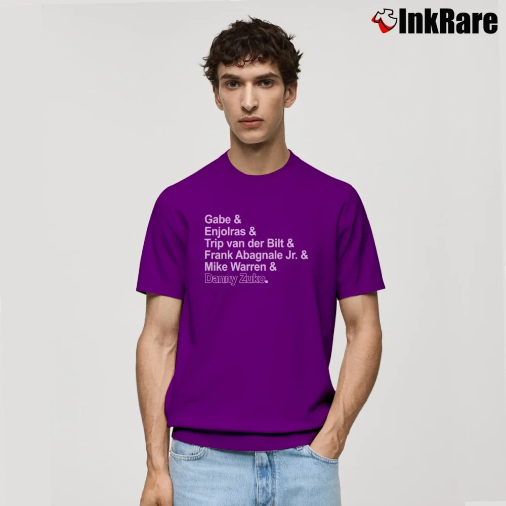 Men’s Aaron Tveit Broadway Fan Graphic Classic T-Shirt in purple | Soft, Breathable Everyday Wear