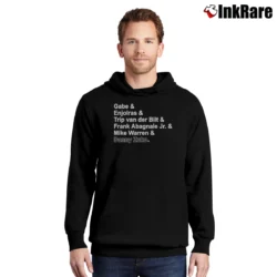Men’s Aaron Tveit Broadway Theatre Fan Pullover Hoodie in black | Cozy, Durable, Modern Fit