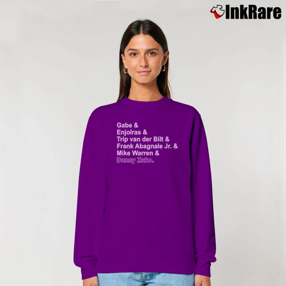 Women’s Aaron Tveit Broadway Theatre Fan Relaxed Sweatshirt in purple | Soft, Laid-Back Vibe