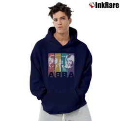 Men’s abba band retro for music lovers Pullover Hoodie in navy | Cozy, Durable, Modern Fit