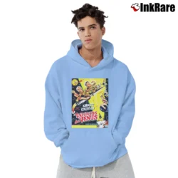 Men’s Abbott and Costello Go to Mars Poster Pullover Hoodie in light blue | Cozy, Durable, Modern Fit