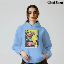 Women’s Abbott and Costello Go to Mars Poster Cozy Hoodie in light blue | Warm, Structured, Stylish