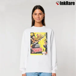 Women’s Abbott and Costello Go to Mars Poster Relaxed Sweatshirt in white | Soft, Laid-Back Vibe