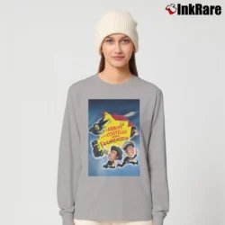 Women’s Abbott and Costello Meet Frankenstein Long-Sleeve Top in sport grey | Sleek, Versatile, All-Season