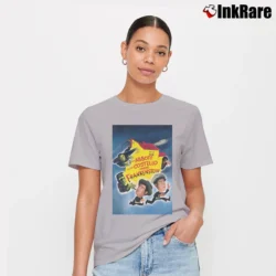 Women’s Abbott and Costello Meet Frankenstein Signature T-Shirt in sport grey | Soft, Flattering Fit