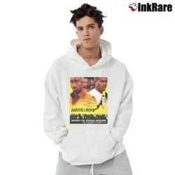 Men’s Above The Rim 1994 Movie Pullover Hoodie in white | Cozy, Durable, Modern Fit