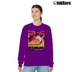 Women’s Above The Rim 1994 Movie Relaxed Sweatshirt in purple | Soft, Laid-Back Vibe