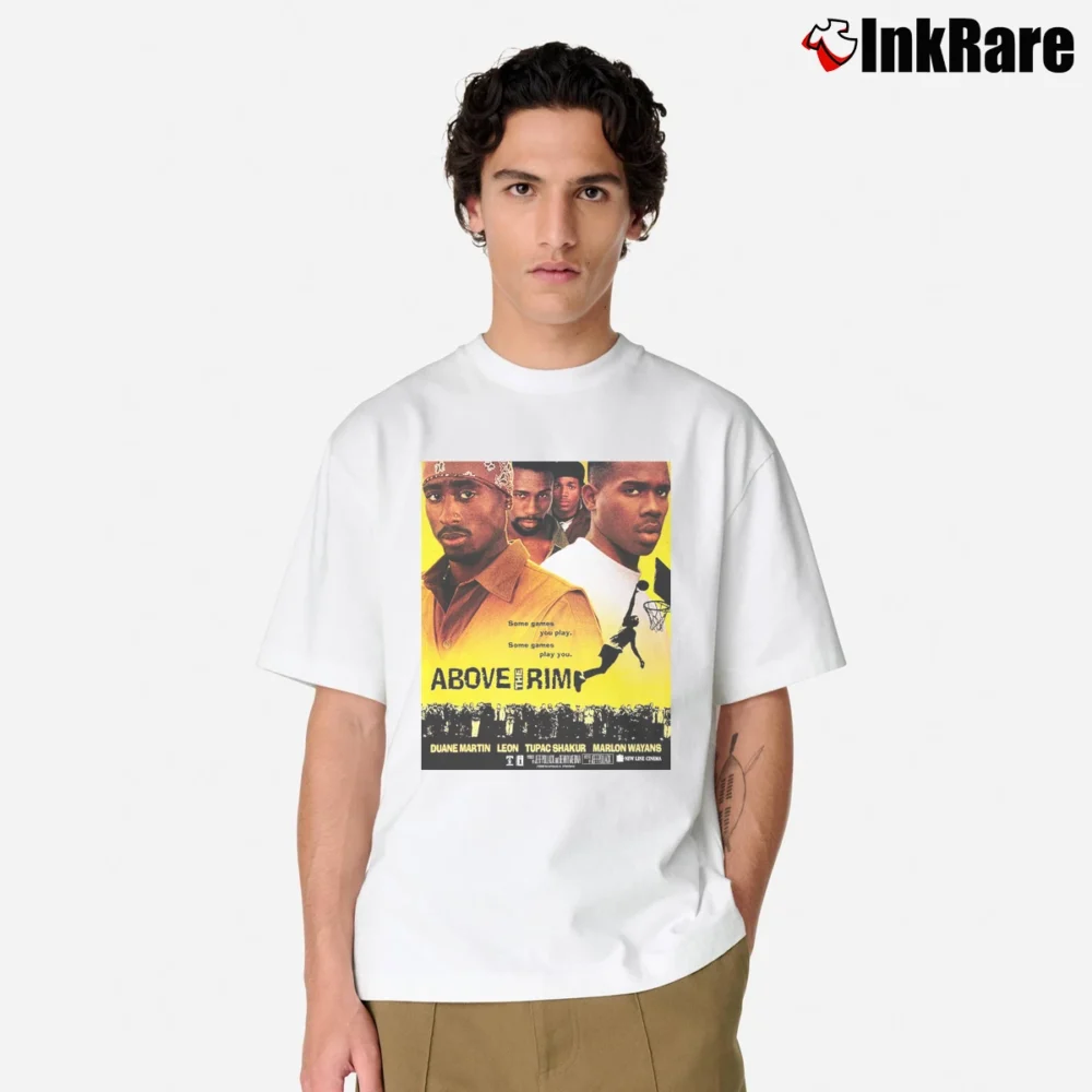 Men’s Above The Rim 1994 Movie Classic T-Shirt in white | Soft, Breathable Everyday Wear