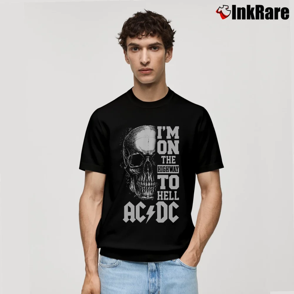 Men’s Acdc I'm On The Highway To Hell for Rock Fans Classic T-Shirt in black | Soft, Breathable Everyday Wear
