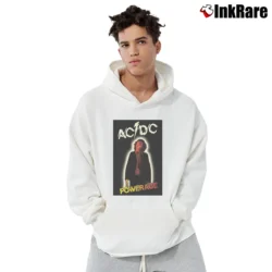 Men’s Acdc Powerage Rock Band Legend Pullover Hoodie in white | Cozy, Durable, Modern Fit