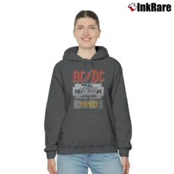 Women’s Acdc The Razors Edge Tour 1990 for Classic Rock Fans Cozy Hoodie in charcoal | Warm, Structured, Stylish