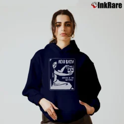 Women’s Acid Bath Scream Of The Butterfly Cozy Hoodie in navy | Warm, Structured, Stylish