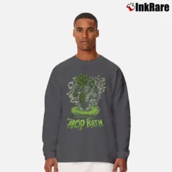 Men’s Acid Bath Sludge Metal Long-Sleeve Shirt in charcoal | Sleek, Lightweight, Year-Round Wear