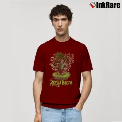 Men’s Acid Bath Sludge Metal Classic T-Shirt in maroon | Soft, Breathable Everyday Wear