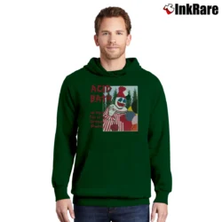 Men’s Acid Bath When The Kite String Pops Pullover Hoodie in forest green | Cozy, Durable, Modern Fit
