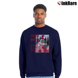 Men’s Acid Bath When The Kite String Pops Crewneck Sweatshirt in navy | Cozy Fabric, Clean Style