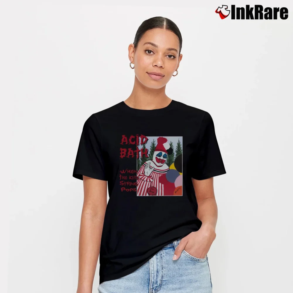 Women’s Acid Bath When The Kite String Pops Signature T-Shirt in black | Soft, Flattering Fit