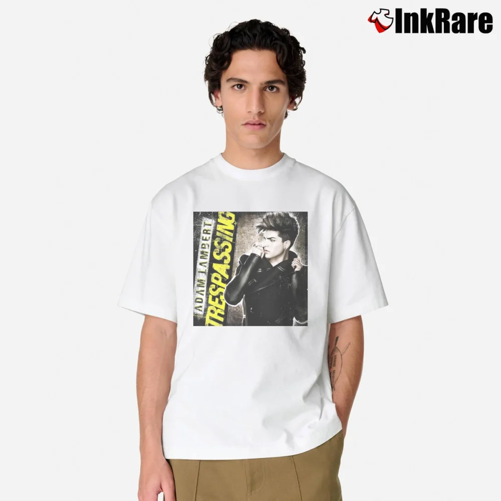 Men’s Adam Lambert Trespassing Classic T-Shirt in white | Soft, Breathable Everyday Wear