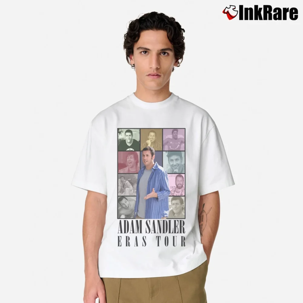 Men’s Adam Sandler Eras Tour Classic T-Shirt in white | Soft, Breathable Everyday Wear