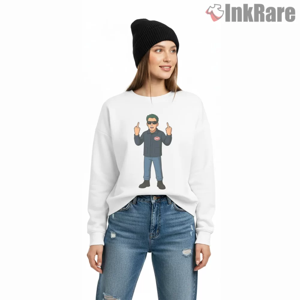 Adam Yauch Beastie Boys Cartoon Middle Finger Shirt on graphic shirt for women graphic tee
