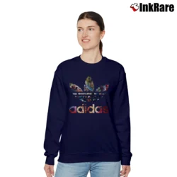 Women’s Adidas Avengers Marvel Relaxed Sweatshirt in navy | Soft, Laid-Back Vibe
