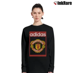 Women’s Adidas Manchester United Label Long-Sleeve Top in black | Sleek, Versatile, All-Season