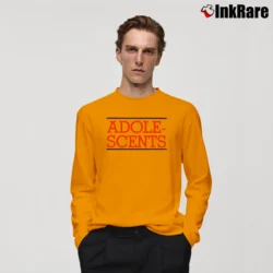 Men’s Adolescents Album 1 Blue Punk Long-Sleeve Shirt in orange | Sleek, Lightweight, Year-Round Wear