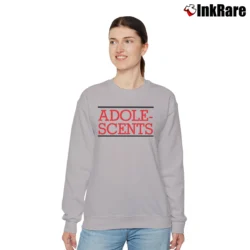 Women’s Adolescents Album 1 Blue Punk Relaxed Sweatshirt in sport grey | Soft, Laid-Back Vibe