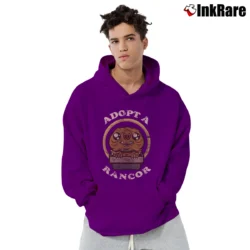 Men’s Adopt A Rancor Star Wars Pullover Hoodie in purple | Cozy, Durable, Modern Fit