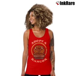 Women’s Adopt A Rancor Star Wars Tank Top in red | Lightweight, Movement-Friendly