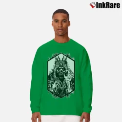 Men’s Advanced Dungeons And Dragons Lich Graphic Long-Sleeve Shirt in irish green | Sleek, Lightweight, Year-Round Wear