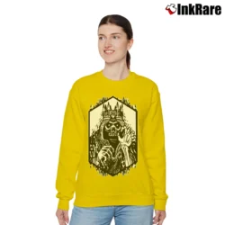Women’s Advanced Dungeons And Dragons Lich Graphic Relaxed Sweatshirt in yellow | Soft, Laid-Back Vibe