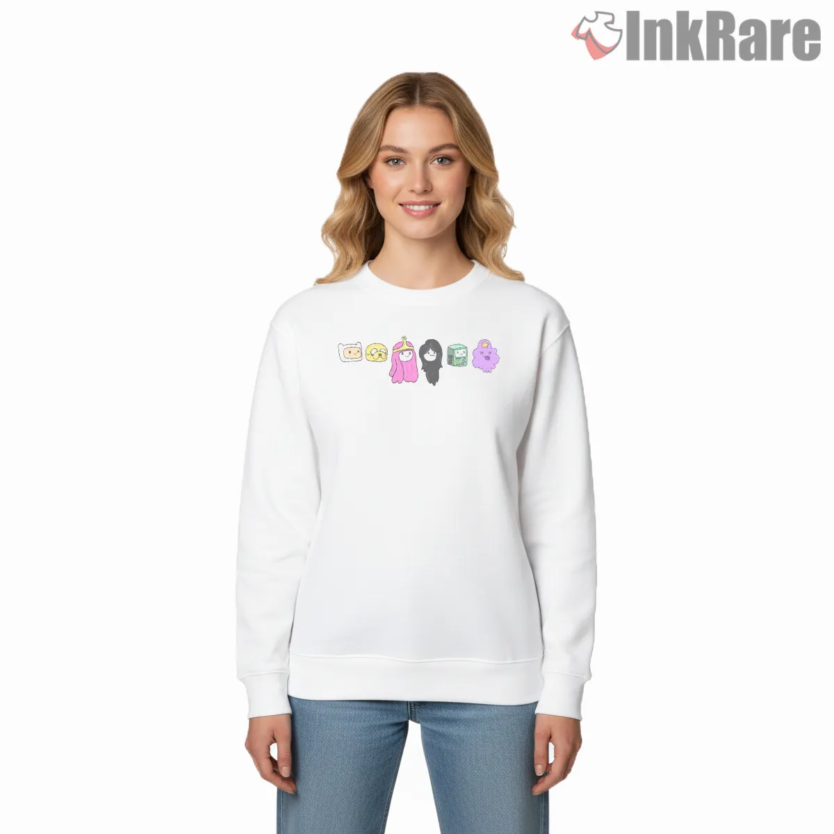 Adventure Time Character Headshot Lineup Minimal Shirt Adventure Time Character Headshot Lineup Minimal Shirt on graphic shirt for women graphic tee