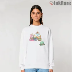 Adventure Time Christmas Group Holiday Cartoon Shirt on graphic shirt for women graphic tee